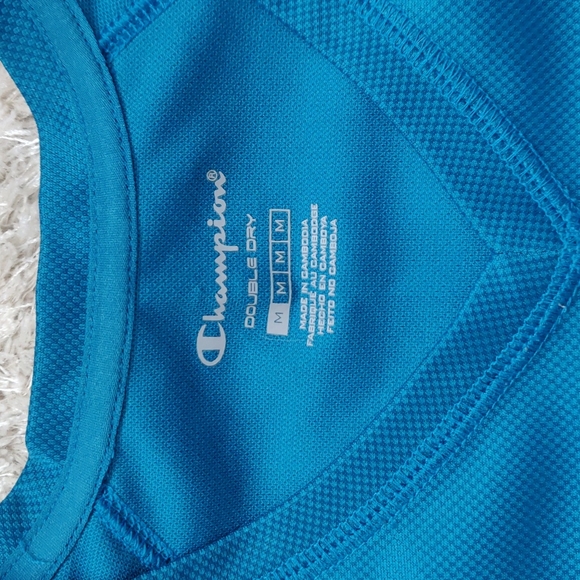 VGUC Teal Champion double dry v-neck - Picture 2 of 5